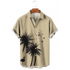 Hawaiian Vacation Palms Print Shirt 15498354X